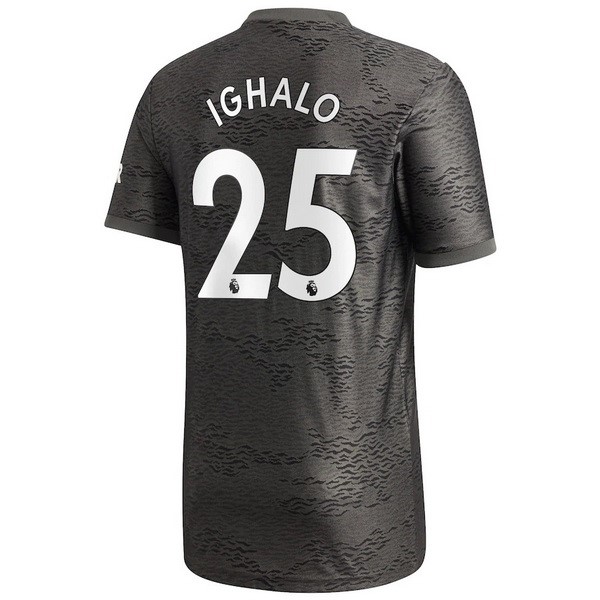 Camiseta Manchester United NO.25 Ighalo 2ª Kit 2020 2021 Negro